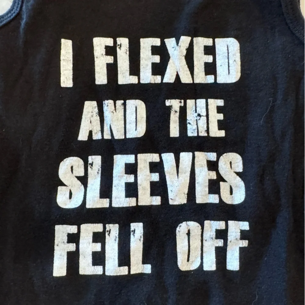 Black Sleeveless Baby Onesie